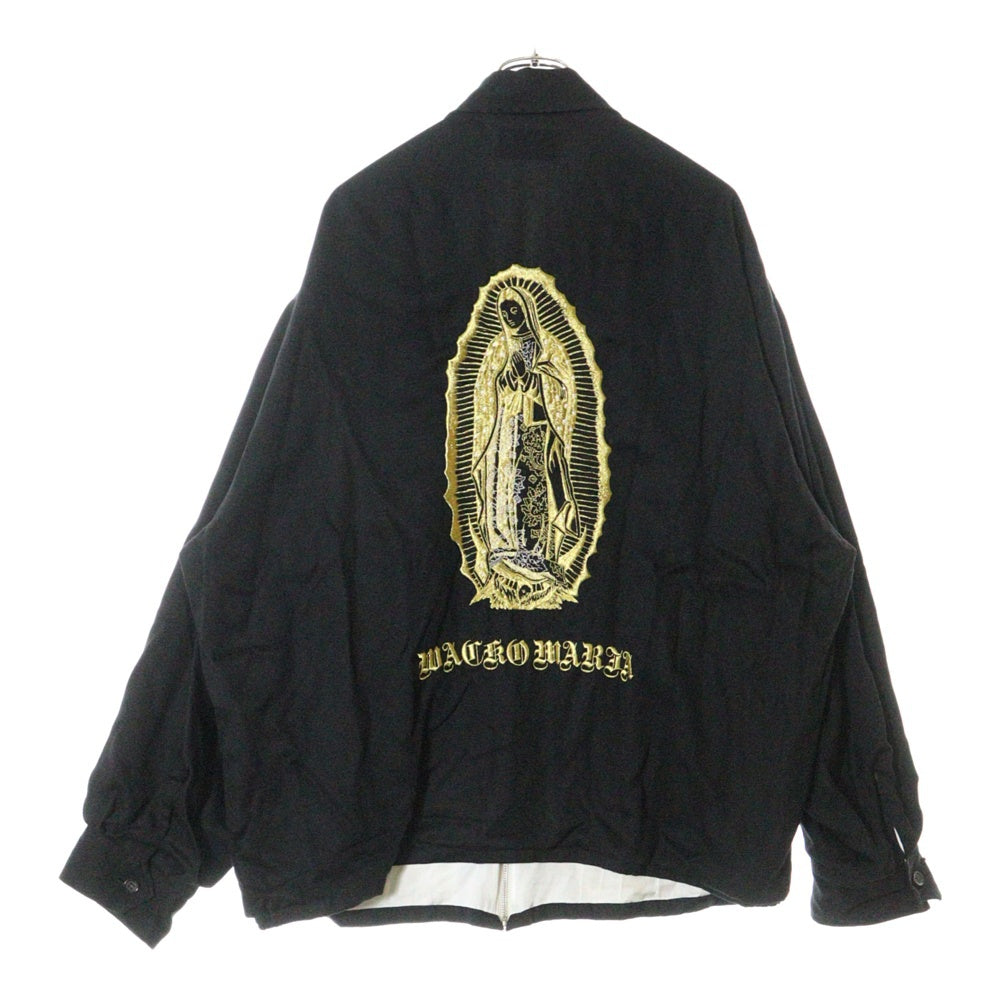 WACKO MARIA(ワコマリア) 24AW Vietnam Jacket マリアモチーフ 刺繍 ベトナムジャケット ブラック 24FWE-WMO-ML01