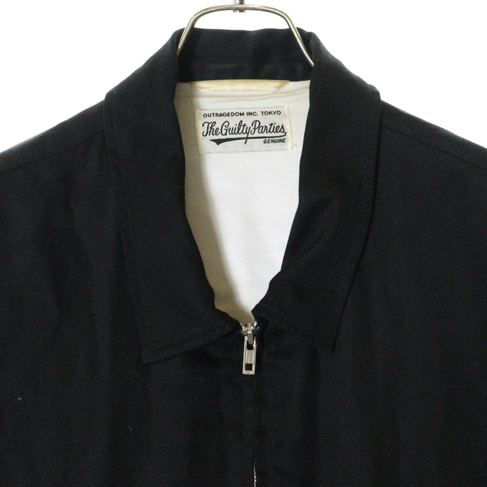 WACKO MARIA(ワコマリア) 24AW Vietnam Jacket マリアモチーフ 刺繍 ベトナムジャケット ブラック 24FWE-WMO-ML01