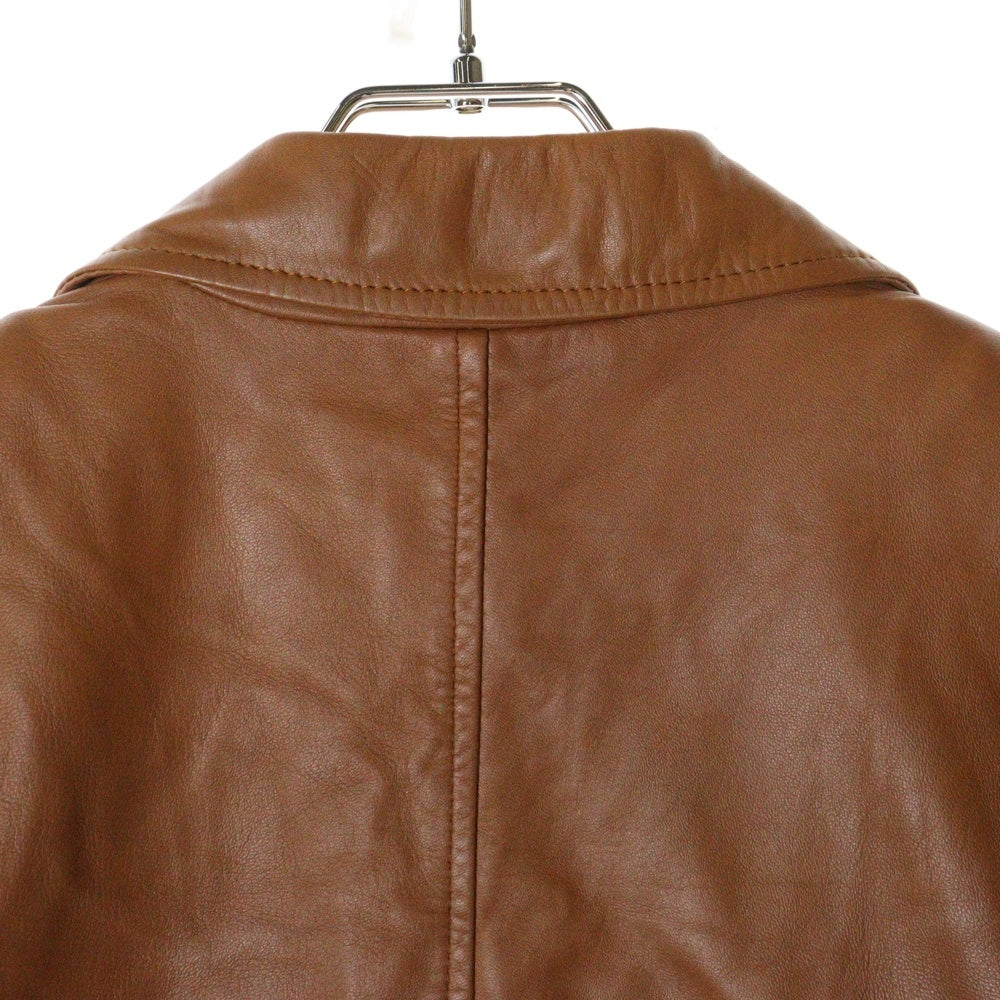 SEE BY CHLOE(シーバイクロエ) シープレザージャケット 羊革 ブラウン レディース