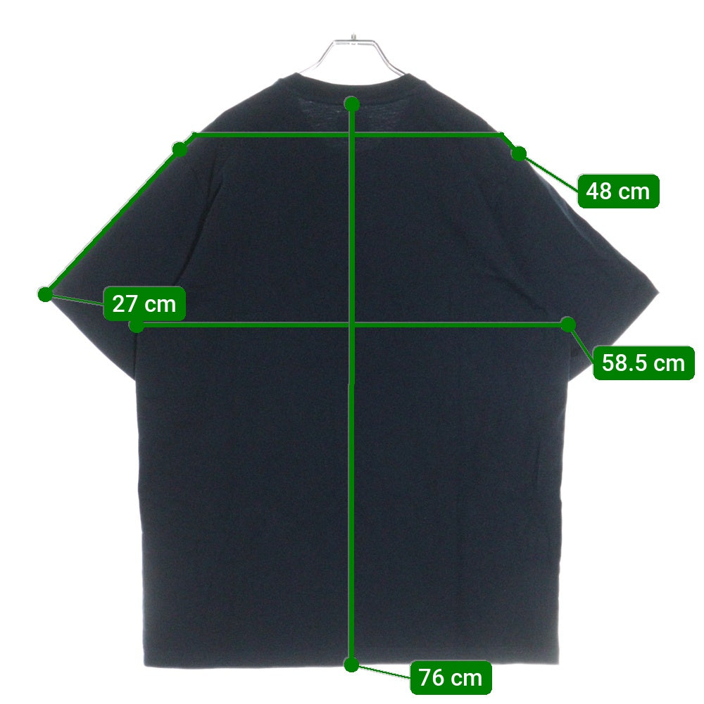 SUPREME(シュプリーム) 24SS Cracked Arc クラックド アーチロゴプリント 半袖Tシャツ カットソー ネイビー