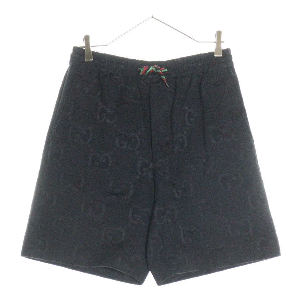 GUCCI(グッチ) Jumbo GG Canvas Shorts キャンバスショーツ ブラック 694113 ZAHT6