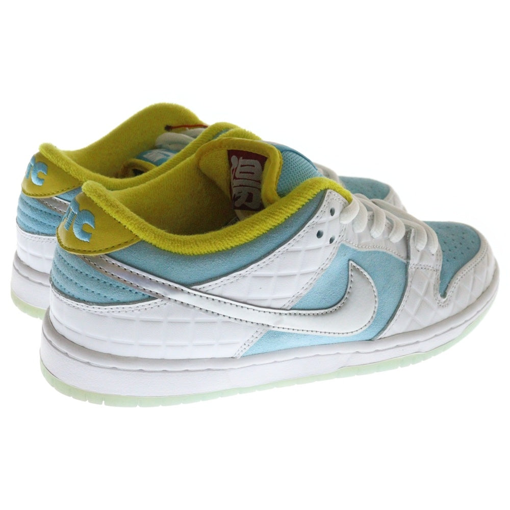 NIKE(ナイキ) FTC DUNK LOW PRO QS Lagoon Pulse DH7687-400 ダンクロー ラグーンパルス ローカットスニーカー 銭湯 ライトブルー/ホワイト US8.5/26.5cm