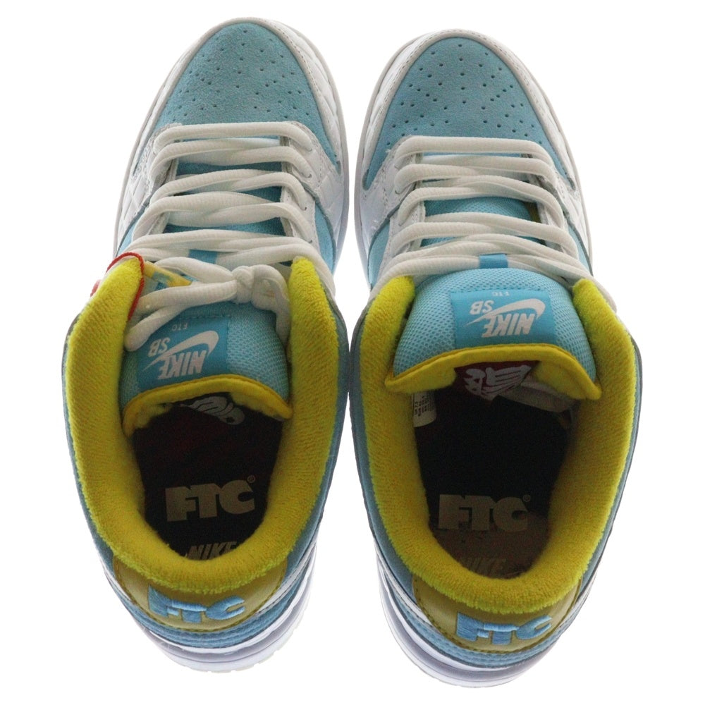 NIKE(ナイキ) FTC DUNK LOW PRO QS Lagoon Pulse DH7687-400 ダンクロー ラグーンパルス ローカットスニーカー 銭湯 ライトブルー/ホワイト US8.5/26.5cm