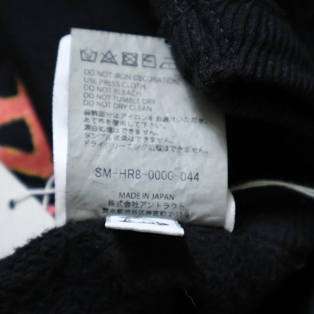 SAINT MICHAEL(セントマイケル) CREW NECK SWEAT 7 DEADLY クルーネック スウェット トレーナー ブラック SM-HR8-0000-044