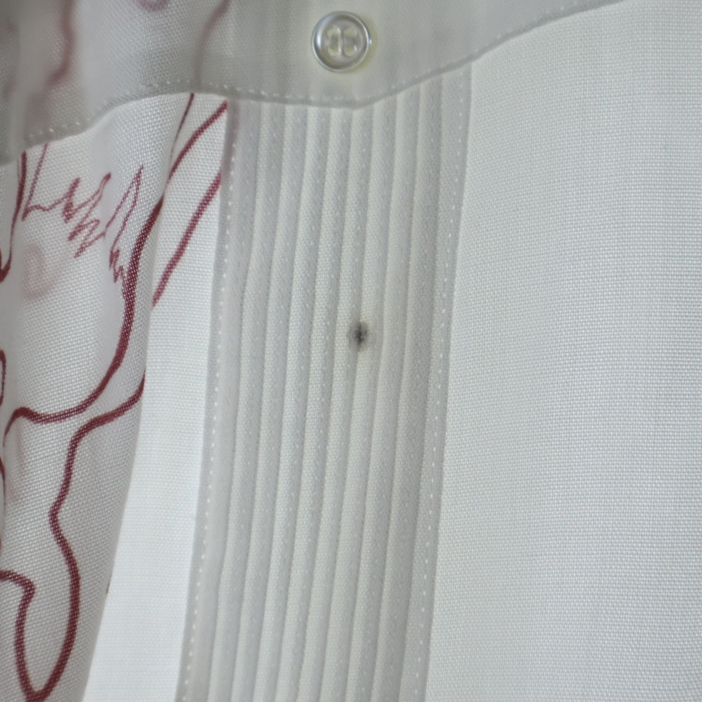 WACKO MARIA(ワコマリア) 24SS ×56TATTOO STUDIO CUBA SHIRT キューバシャツ 開襟シャツ 半袖シャツ ホワイト
