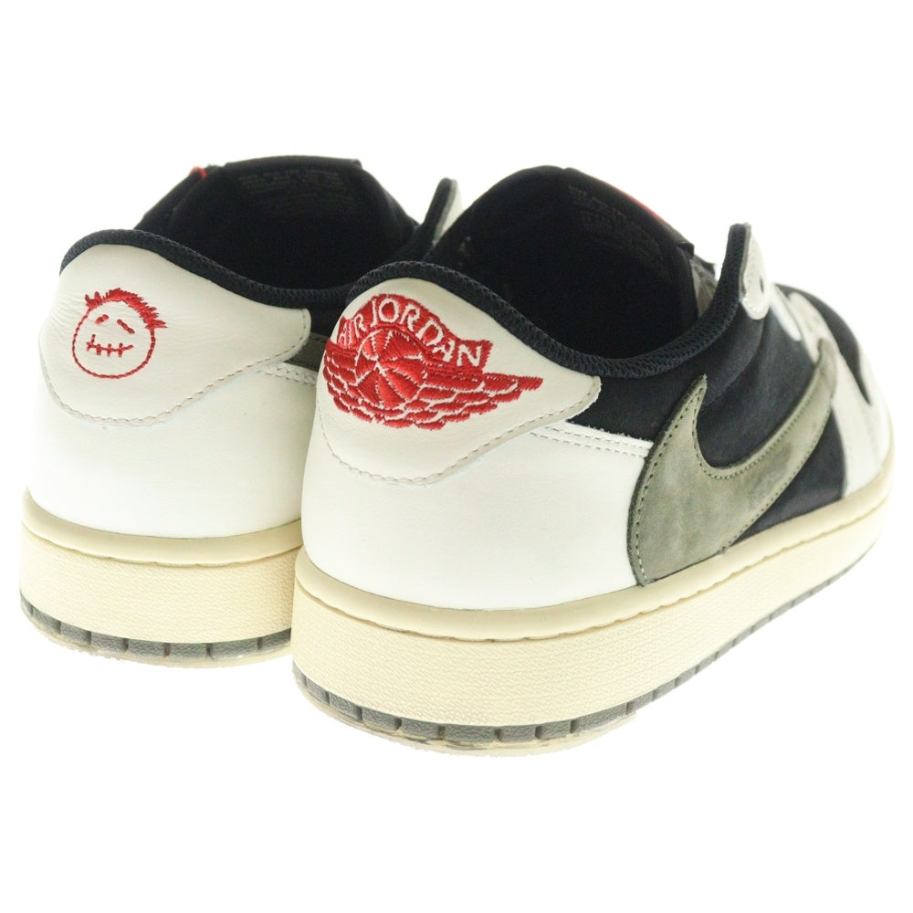 NIKE(ナイキ) ×Travis Scott WMNS AIR JORDAN 1 LOW OG Medium Olive DZ4137-106 トラヴィススコット ウィメンズ エアジョーダン1 ローカットスニーカー US11/28cm