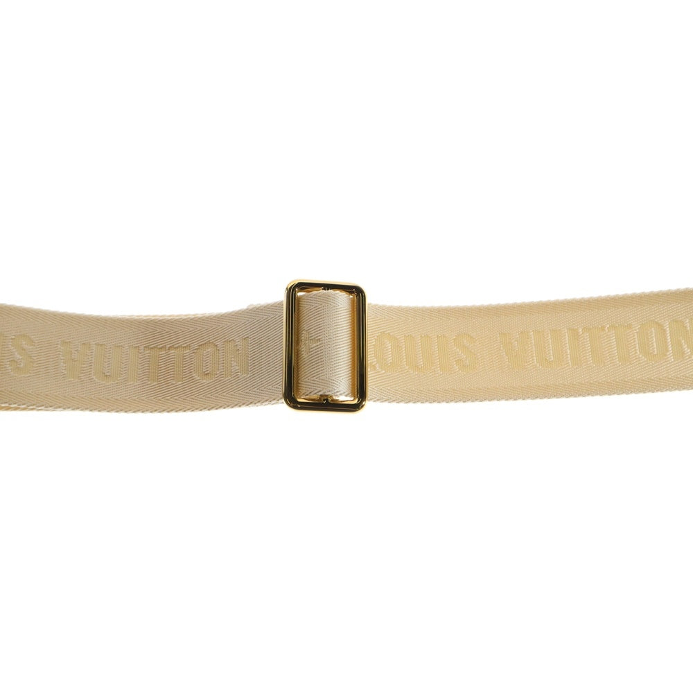 LOUIS VUITTON(ルイヴィトン) オンザゴーPM ショルダーストラップ レザーコインケース ブラウン×ホワイト
