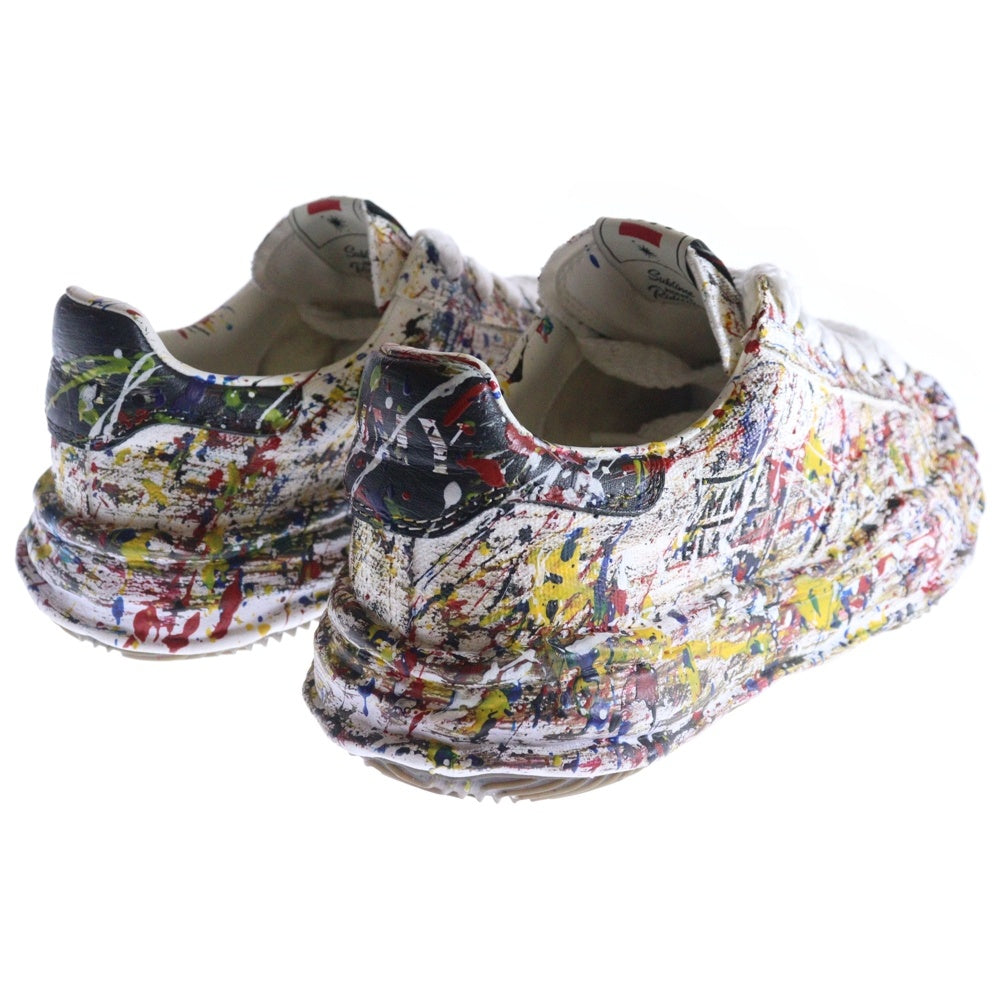 MAISON MIHARAYASUHIRO(メゾンミハラヤスヒロ) 25SS BLAKEY OG Sputtering Canvas Low-top Sneaker A14FW738 ブレイキー ペイント加工 ローカットスニーカー マルチカラー