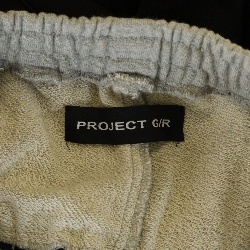 PROJECT G/R(プロジェクトジーアール) 3 layered sweat pants スリーレイヤードスウェットパンツ ブラック
