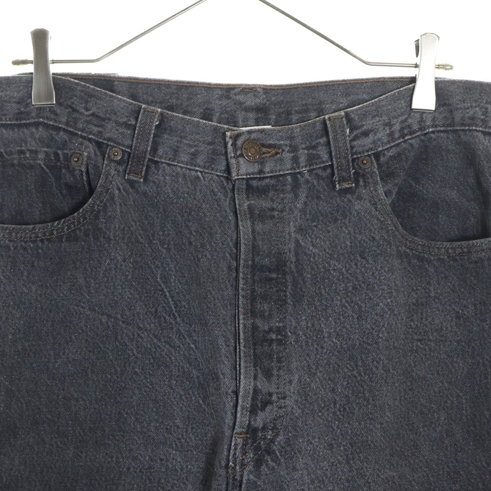 VETEMENTS(ヴェトモン) 17AW ×Live's Crushed denim pants リーバイス クラッシュドデニムパンツ ブラック MAH18PA19
