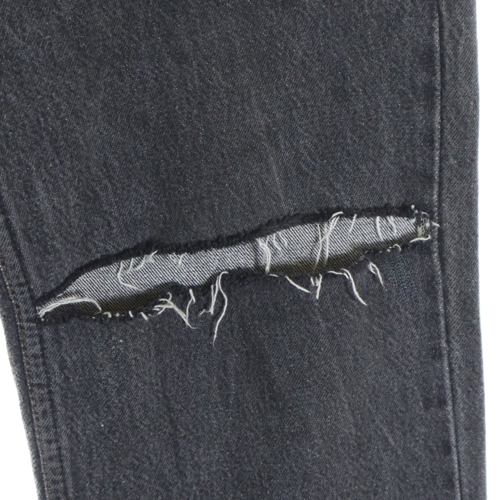 VETEMENTS(ヴェトモン) 17AW ×Live's Crushed denim pants リーバイス クラッシュドデニムパンツ ブラック MAH18PA19
