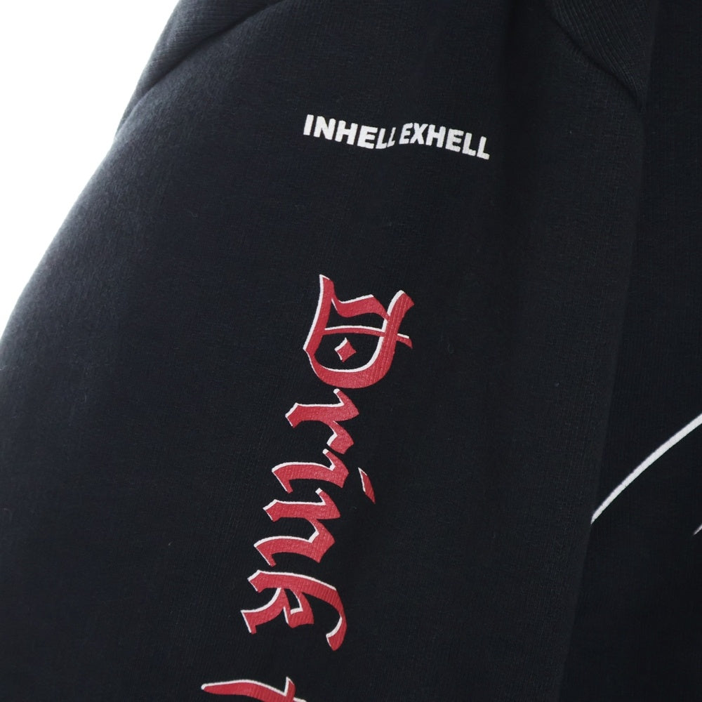 VETEMENTS(ヴェトモン) 16AW Total Fucking Darkness Hoodie トータルファッキンダークネスプルオーバーパーカー ブラック MH17TP17