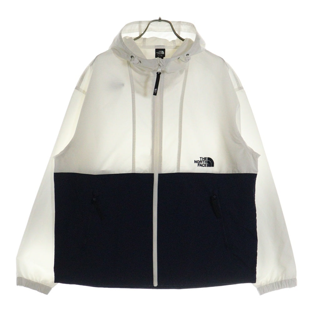 THE NORTH FACE(ザノースフェイス) EXPLORING WIND JACKET エクスプローリング ウインドナイロンジャケット ホワイト/ネイビー NJ3BP10A