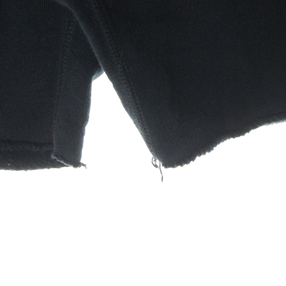 SAINT MICHAEL(セントマイケル) 23SS SHORTS/SAINT セイントロゴプリント スウェットハーフパンツ ショーツ ブラック SM-S23-0000-056