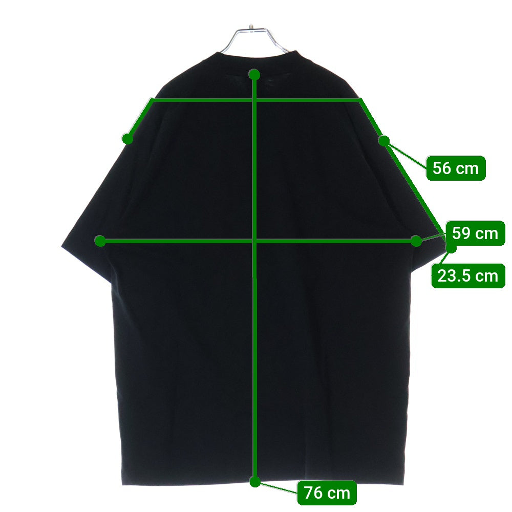 VETEMENTS(ヴェトモン) one in a million tshirt フロントプリント 半袖Tシャツ ブラック UA53TR140B