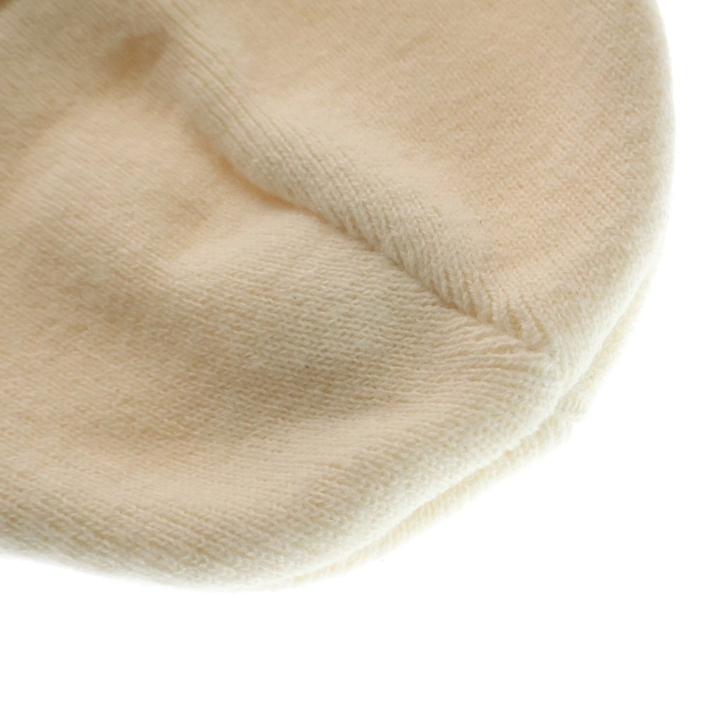 CHROME HEARTS(クロムハーツ) WOOL WATCH CAP ウールワッチキャップ CHプラス刺繍ビーニー ホワイト