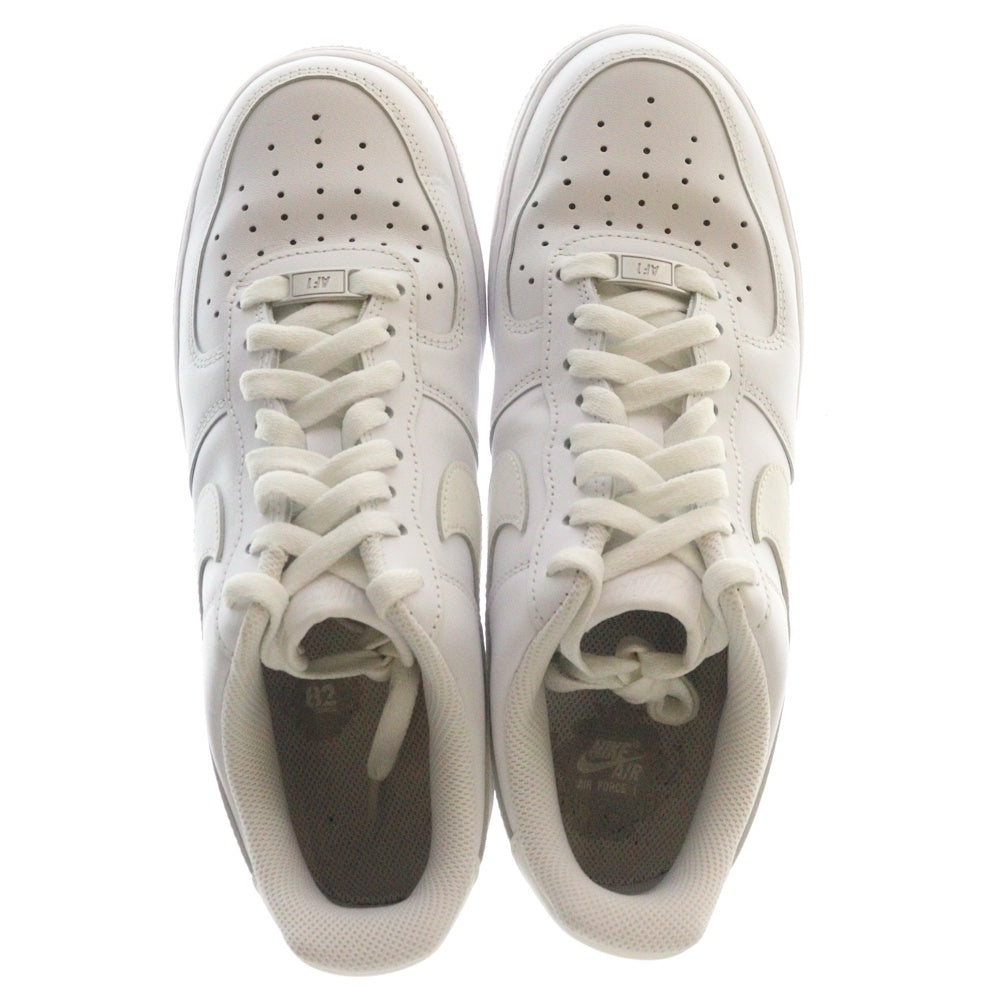 NIKE(ナイキ) Air Force 1 Low '07 White/White CW2288-111 エアフォース1 ロー '07 LV8 ホワイト/ホワイト US8/26cm