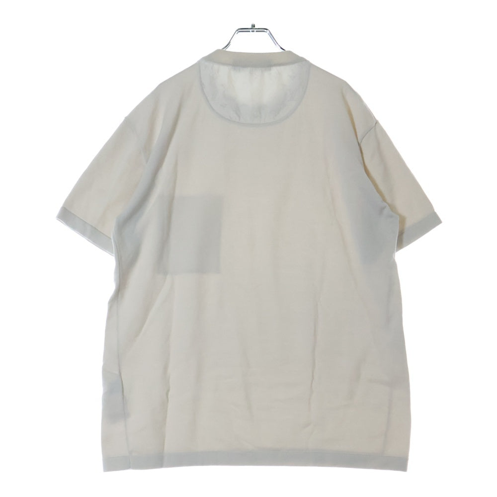 LOUIS VUITTON(ルイヴィトン) 25SS モノグラムナイロンポケット 半袖Tシャツ カットソー クリーム RM252MQ ZLW HTN44W