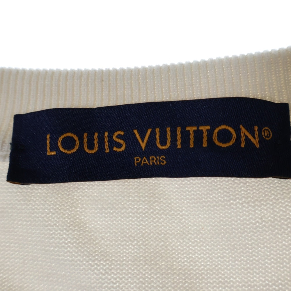 LOUIS VUITTON(ルイヴィトン) 25SS モノグラムナイロンポケット 半袖Tシャツ カットソー クリーム RM252MQ ZLW HTN44W