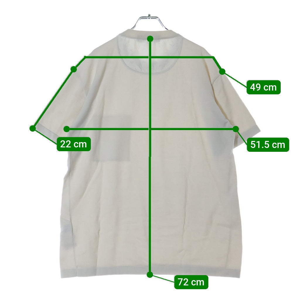 LOUIS VUITTON(ルイヴィトン) 25SS モノグラムナイロンポケット 半袖Tシャツ カットソー クリーム RM252MQ ZLW HTN44W