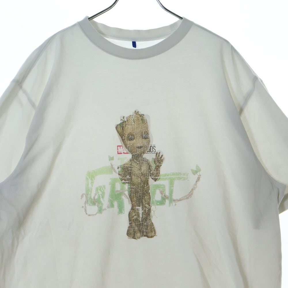 ADER ERROR(アーダーエラー) ×Disney Groot T-shirt ディズニー グルート 半袖Tシャツ カットソー ホワイト