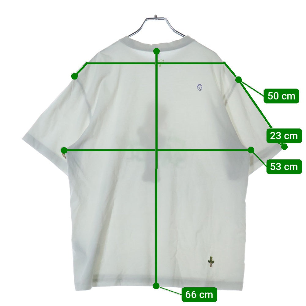 ADER ERROR(アーダーエラー) ×Disney Groot T-shirt ディズニー グルート 半袖Tシャツ カットソー ホワイト