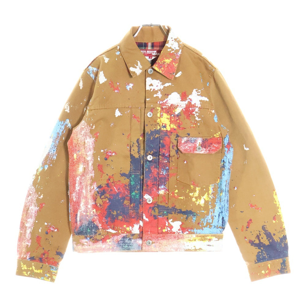 COMME des GARCONS JUNYA WATANABE MAN(コムデギャルソンジュンヤワタナベマン) ×LEVI'S ×リーバイス 18SS ペンキ加工 デニム トラッカージャケット