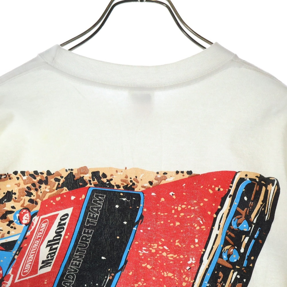 VINTAGE(ヴィンテージ) 90's MARLBORO ADVENTURE TEAM VEHICLE マルボロ プリントロゴ ポケット半袖Tシャツ カットソー ホワイト