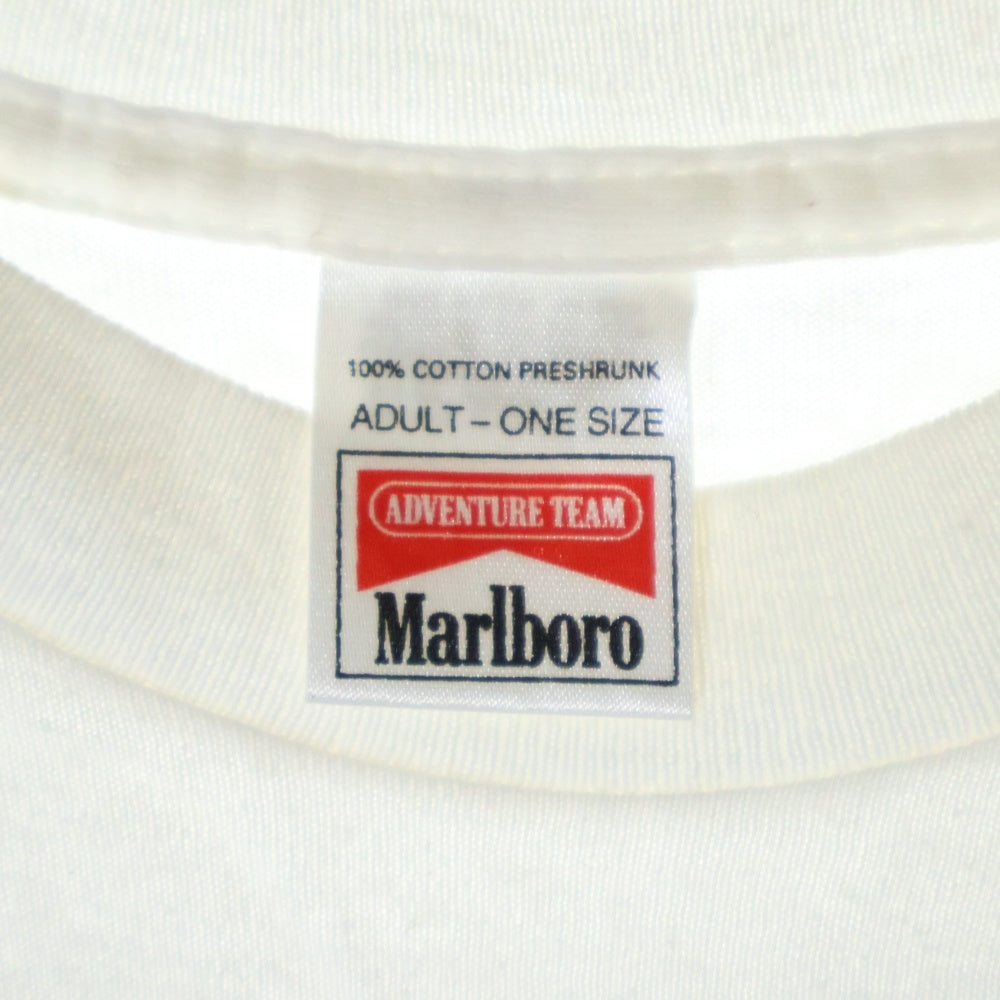 VINTAGE(ヴィンテージ) 90's MARLBORO ADVENTURE TEAM VEHICLE マルボロ プリントロゴ ポケット半袖Tシャツ カットソー ホワイト