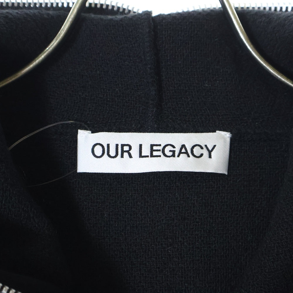 OUR LEGACY(アワーレガシー) 25AW FULL ZIP HOOD アルパカ混 フルジップフードパーカー M4243FBH