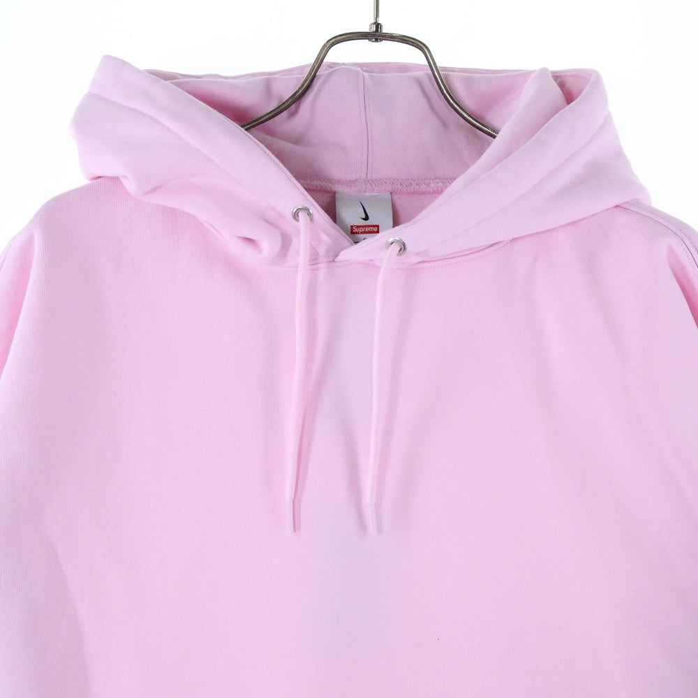 SUPREME(シュプリーム) × NIKE ナイキ Hooded Sweatshirt Light Pink フーディー スウェットシャツ FQ0759-663