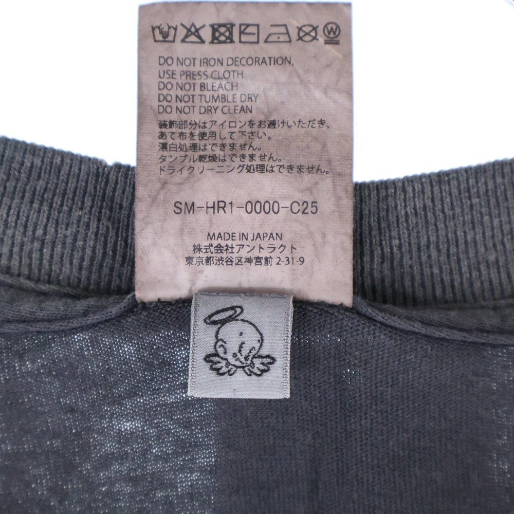 SAINT MICHAEL(セントマイケル) ×GEEKS RULE GSSS TEE 惨家-zange- ギークスルール 半袖Tシャツ ブラック SM-HR1-0000-C25