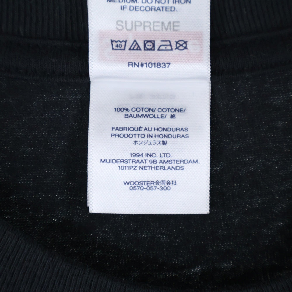 SUPREME(シュプリーム) 25SS Bedroom Tee ベッドルーム 半袖Tシャツ ブラック