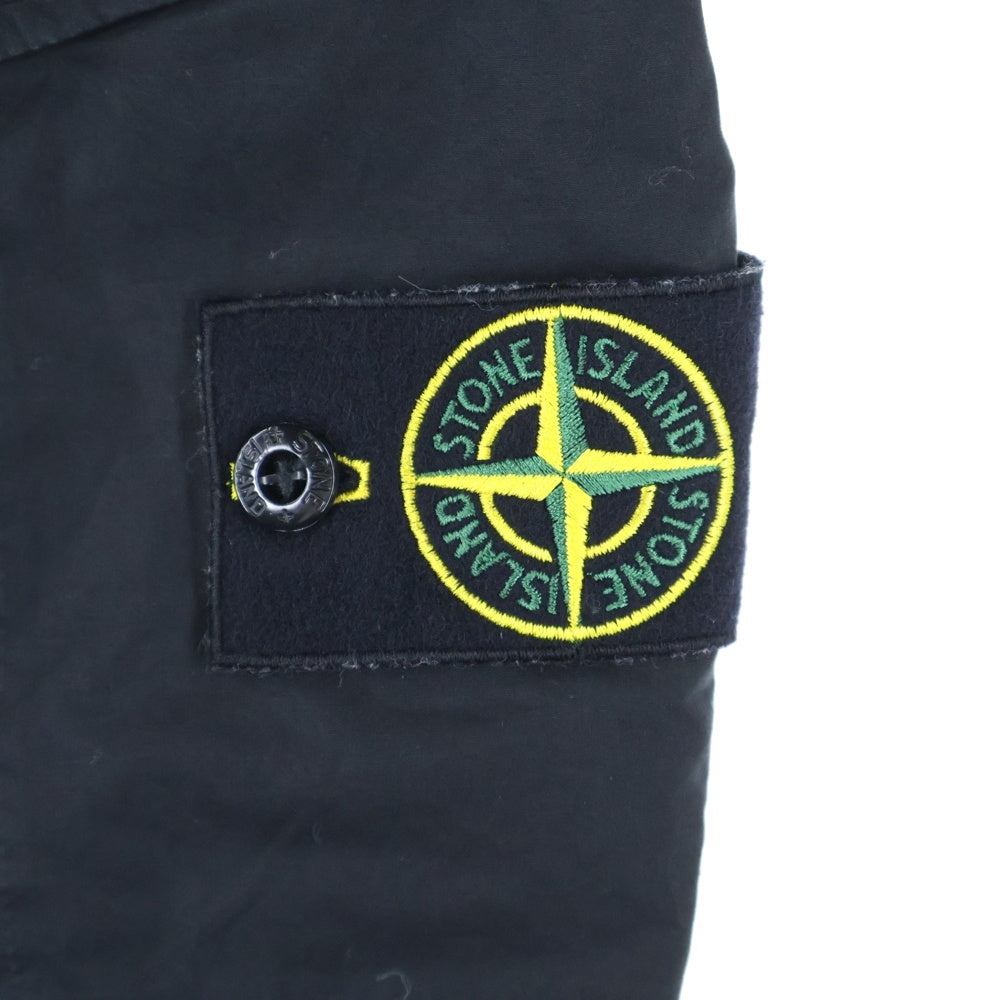 STONE ISLAND(ストーンアイランド) 21SS RE-T CARGO JOGGER PANT ガーメントダイ コンパスパッチ カーゴ ジョガーパンツ ブラック 741531303