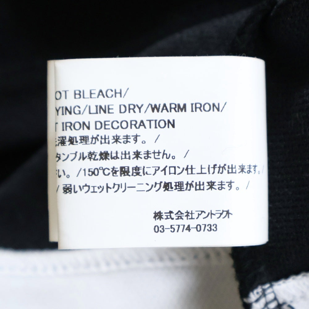 READY MADE(レディメイド) 23SS GAME SHIRT ロゴワッペン ゲームシャツ 長袖Tシャツ ロングスリーブ ブラック RE-P0-BK-00-00-249