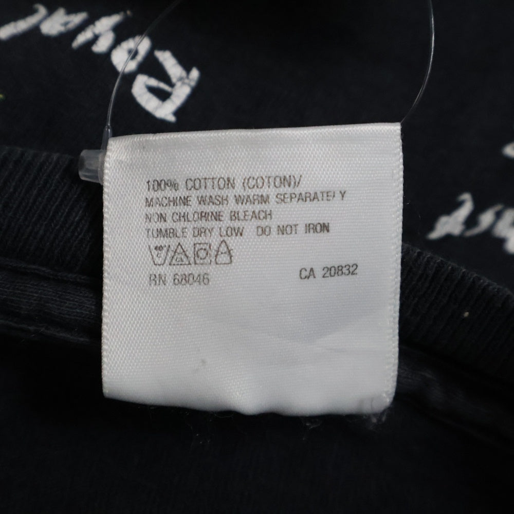 VINTAGE(ヴィンテージ) LOLLAPALOOZA ロラパルーザ 両面プリント 半袖Tシャツ カットソー ブラック