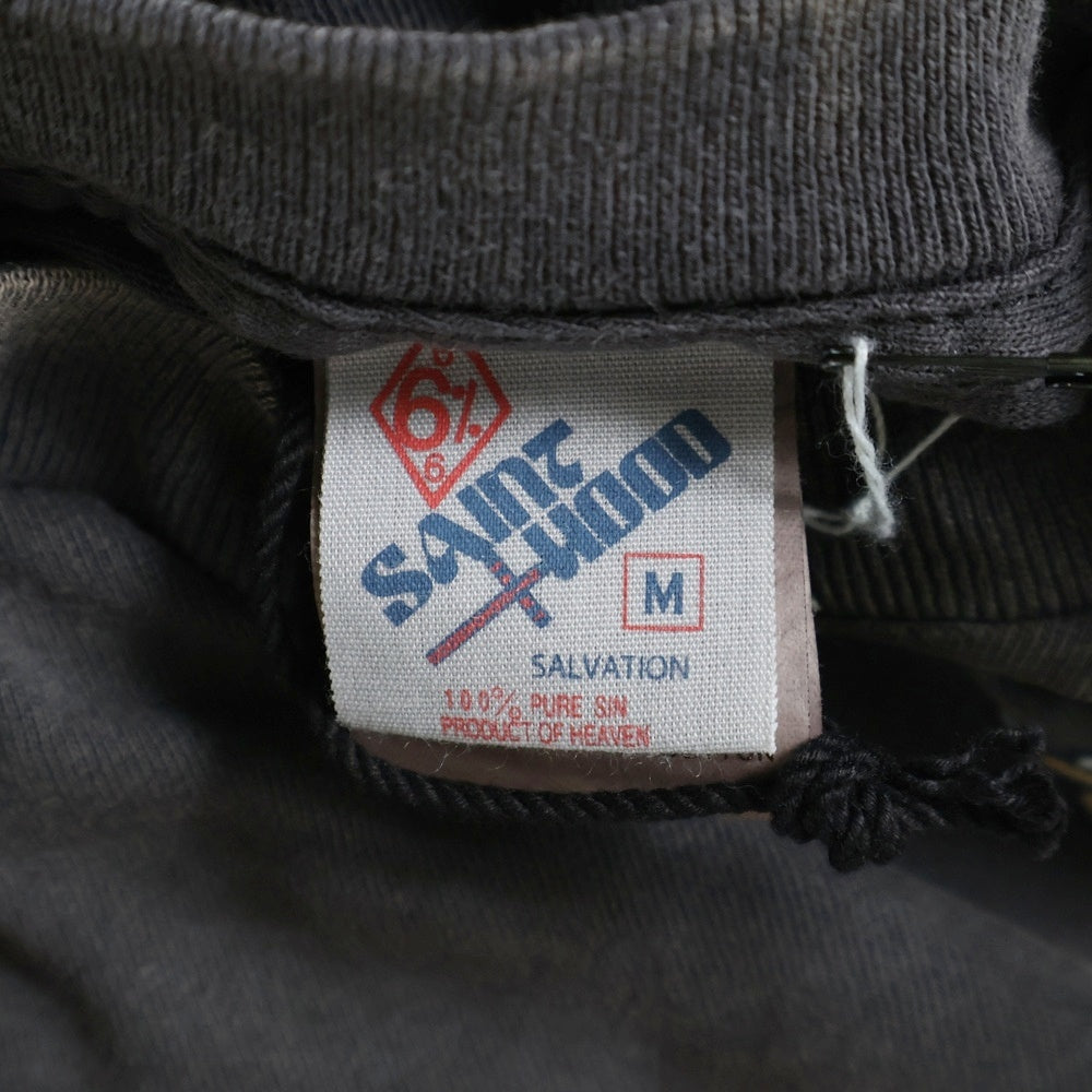SAINT MICHAEL(セントマイケル) ×Neighborhood ×ネイバーフッド ヴィンテージ加工 半袖Tシャツ カットソー グレー SM-HR3-0000-C68