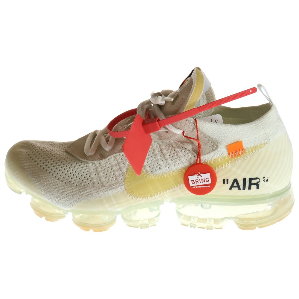 OFF-WHITE(オフホワイト) ×OFF-WHITE THE 10 AIR VAPORMAX FK AA3831-100 オフホワイト ザテン エアヴェイパーマックス フライニット ローカットスニーカー ホワイト US11/29cm
