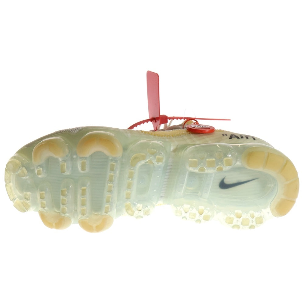 OFF-WHITE(オフホワイト) ×OFF-WHITE THE 10 AIR VAPORMAX FK AA3831-100 オフホワイト ザテン エアヴェイパーマックス フライニット ローカットスニーカー ホワイト US11/29cm