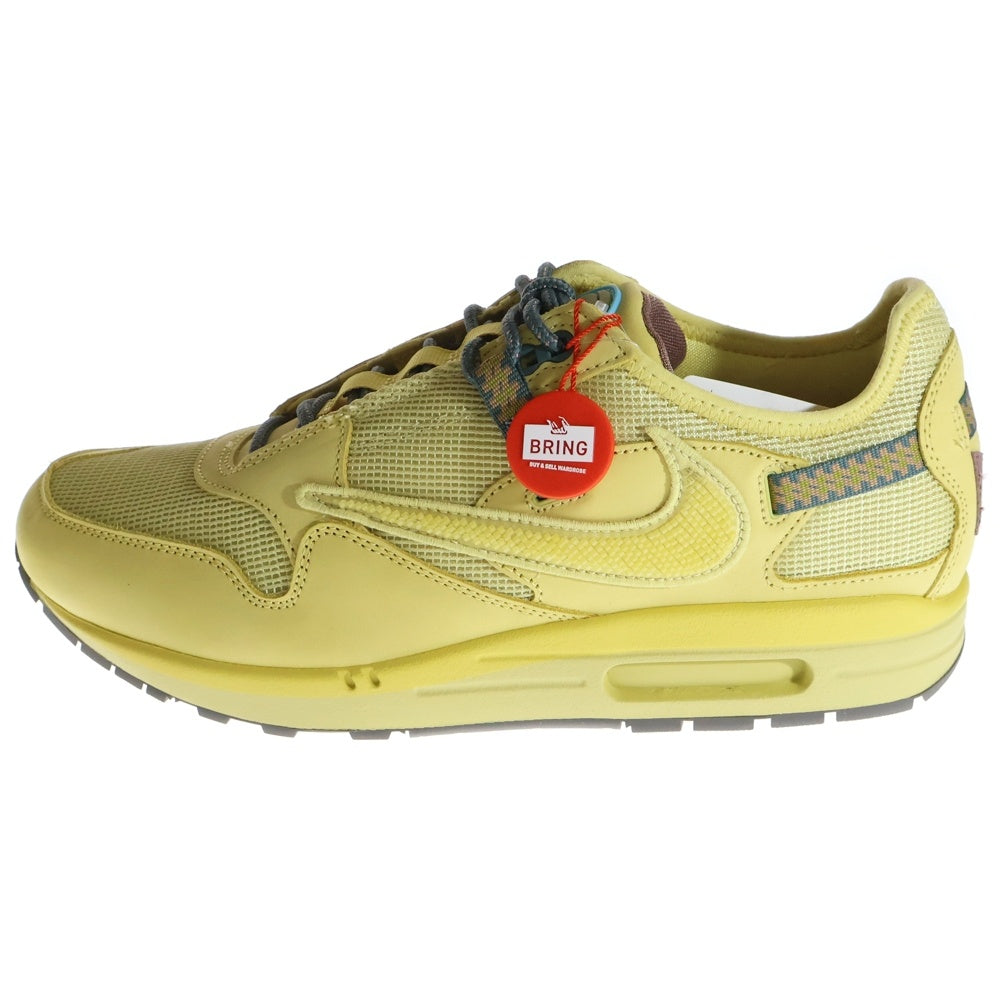 NIKE(ナイキ) ×TRAVIS SCOTT AIR MAX 1 CACTUS GOLD DO9392-700 トラヴィススコット エアーマックス1 カクタスゴールド ローカットスニーカー イエロー US11/29cm