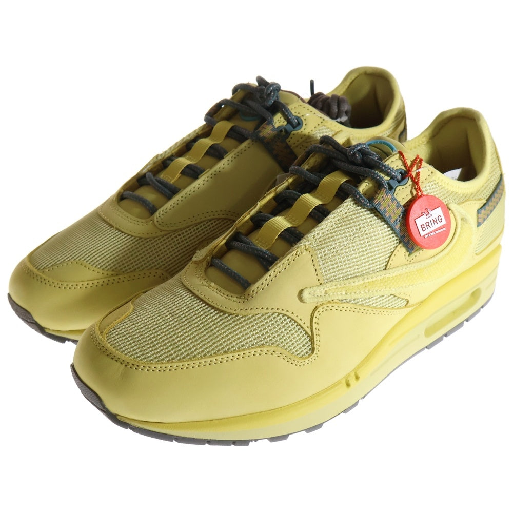 NIKE(ナイキ) ×TRAVIS SCOTT AIR MAX 1 CACTUS GOLD DO9392-700 トラヴィススコット エアーマックス1 カクタスゴールド ローカットスニーカー イエロー US11/29cm