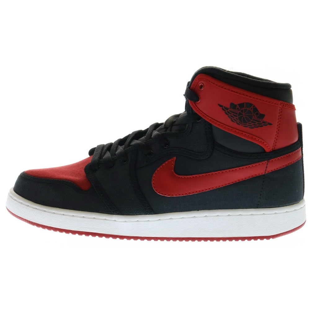 NIKE(ナイキ) AIR JORDAN 1 RETRO HIGH KO Bred 638471-001 エアジョーダン1 レトロ ハイ KO ブレッド 2015 ハイカットスニーカー ブラック/レッド US10.5/28.5cm