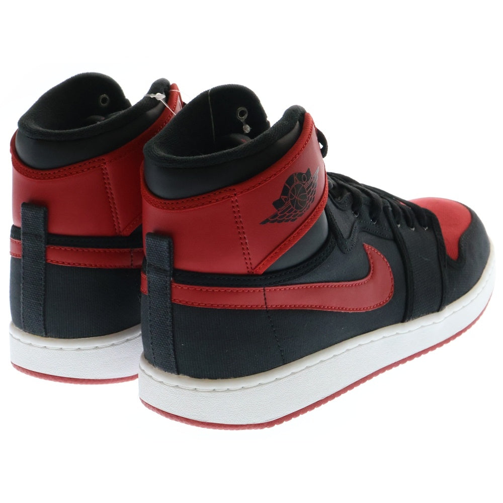 NIKE(ナイキ) AIR JORDAN 1 RETRO HIGH KO Bred 638471-001 エアジョーダン1 レトロ ハイ KO ブレッド 2015 ハイカットスニーカー ブラック/レッド US10.5/28.5cm