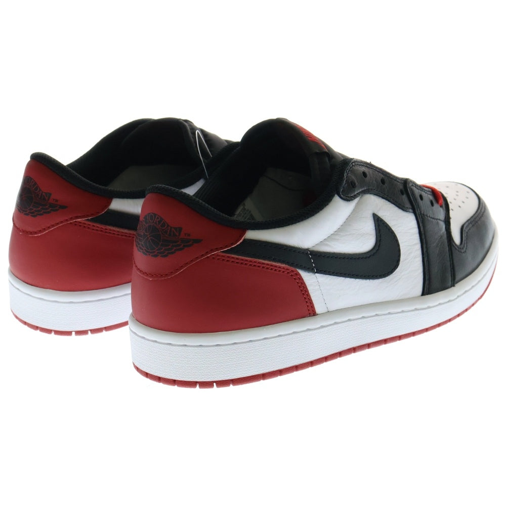 NIKE(ナイキ) AIR JORDAN 1 RETRO LOW OG BLACK TOE CZ0790-106 エアジョーダン レトロ ブラックトゥ ローカットスニーカー ホワイト/ブラック/レッド US11/29cm