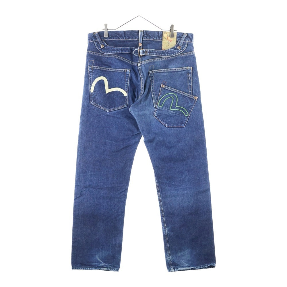 evisu デニム　40×35 エビス エヴィス EVISU 大黒 デニム カモメ 水色 極太 40×35 | 3moon