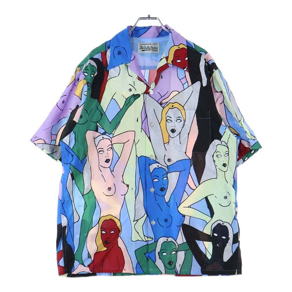 WACKO MARIA(ワコマリア) HAWAIIAN SHIRT S/S -TYPE 1 総柄デザインハワイアン半袖シャツ マルチカラー