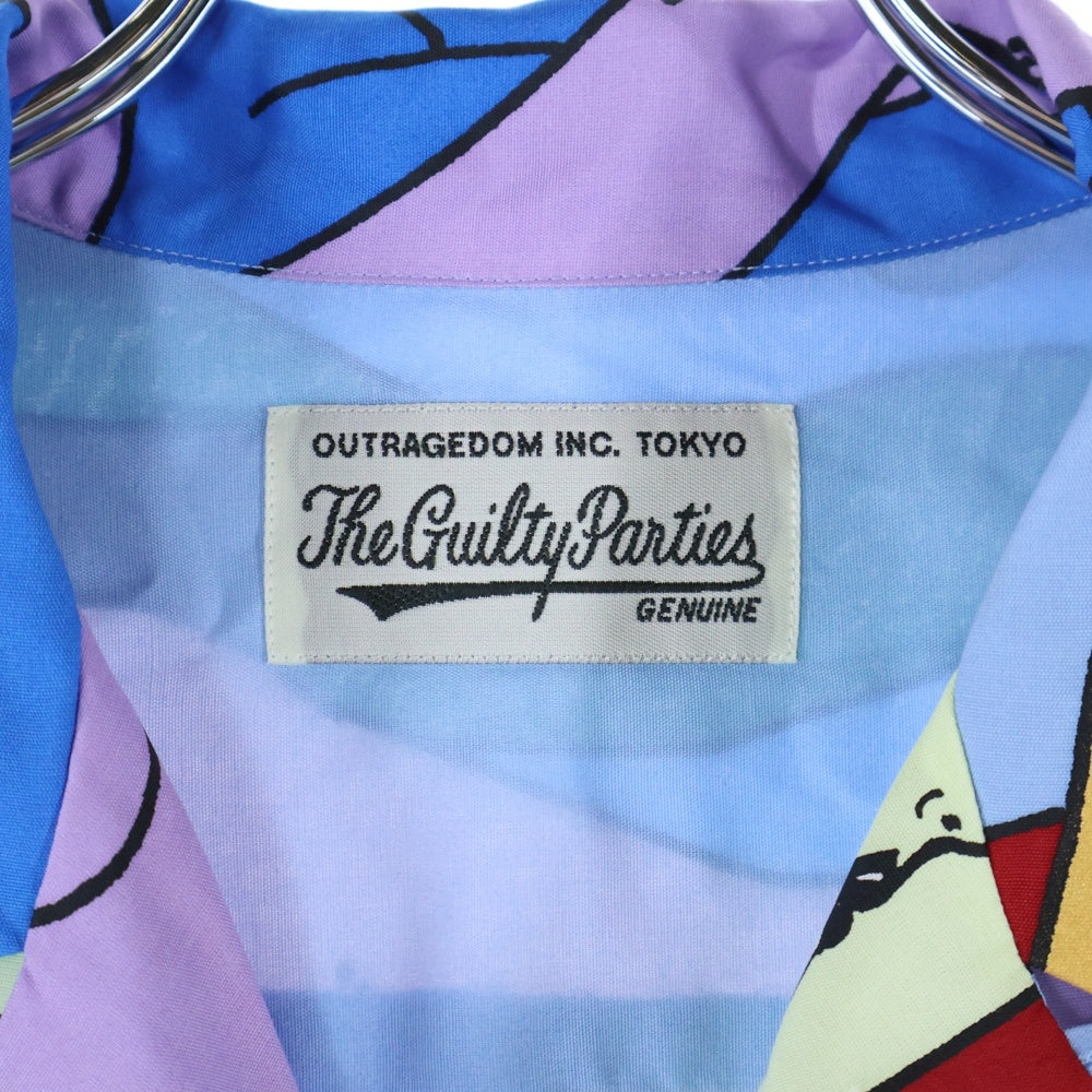 WACKO MARIA(ワコマリア) HAWAIIAN SHIRT S/S -TYPE 1 総柄デザインハワイアン半袖シャツ マルチカラー