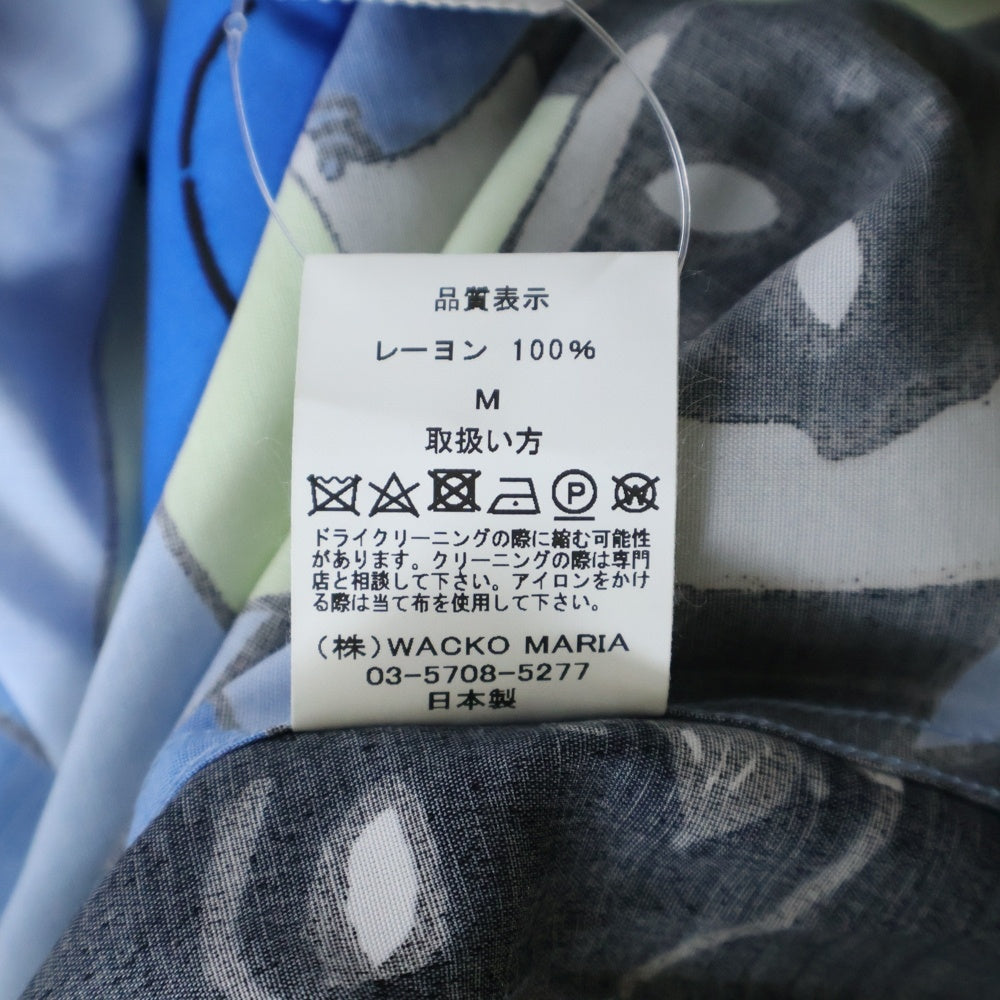 WACKO MARIA(ワコマリア) HAWAIIAN SHIRT S/S -TYPE 1 総柄デザインハワイアン半袖シャツ マルチカラー