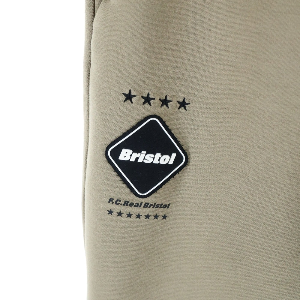 F.C.R.B./F.C.Real Bristol/FCRB(エフシーアールビー/エフシーレアルブリストル) フロントロゴワッペン スウェットパンツ カーキ FCRB-220046