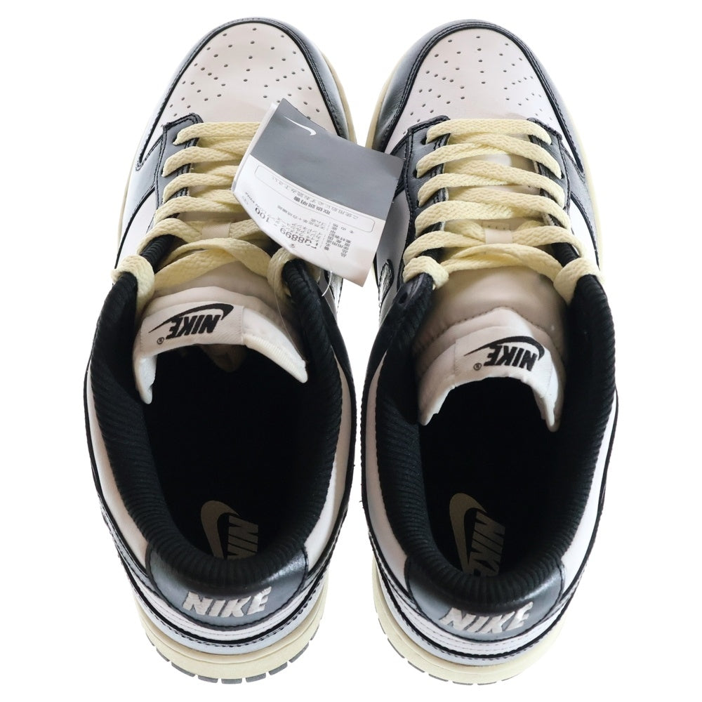 NIKE(ナイキ) WMNS DUNK LOW PREMIUM FQ8899-100 ウィメンズ ダンク プレミアム ローカットスニーカー ブラック/ホワイト US10.5/27.5cm